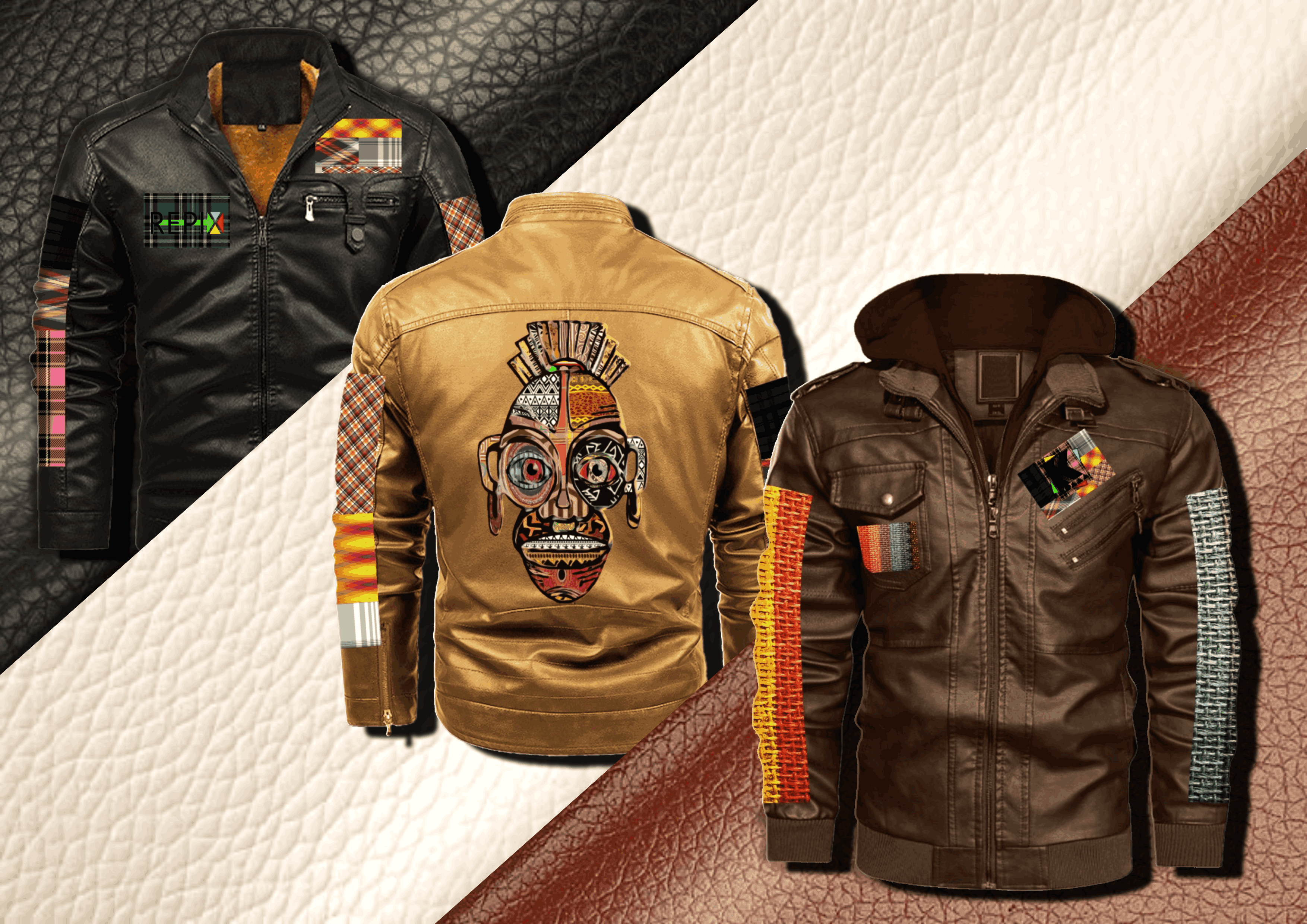 Veste REPIX Cuir recyclé