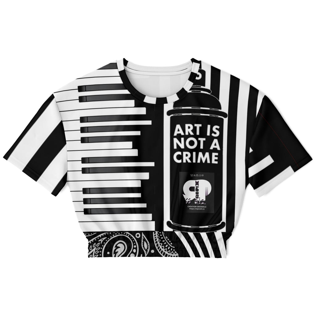 Sweat Court Manches Courtes "Matrix Crop" – REPIX