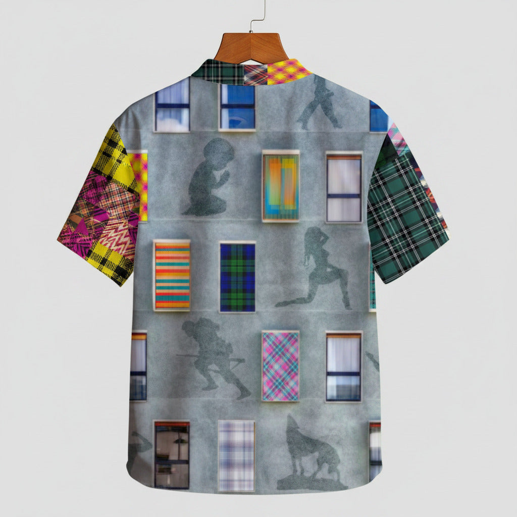 REPIX – T-Shirt Henley “Ribbed Fragment Signal” | Utility Pocket Cyber Streetwear