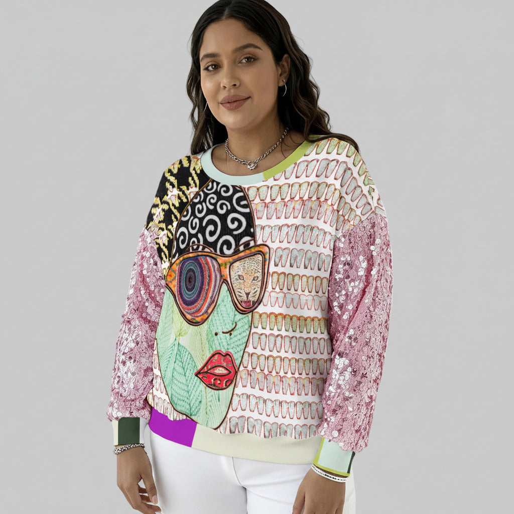 REPIX-Éclat numérique Sweatshirt