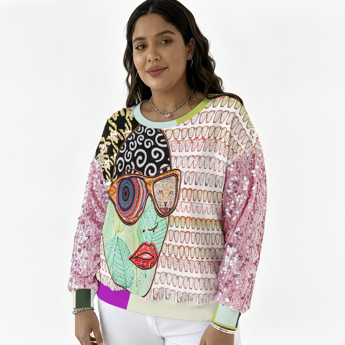 REPIX-Éclat numérique Sweatshirt