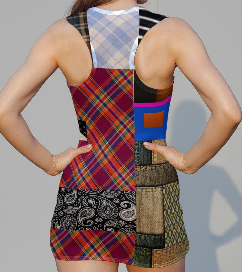 REPIX “Cyber Mesh Memory Dress”