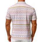 REPIX – Chemise d'Été “Brise Matrix Shift” | Roman Collar Stretch Cyber Shirt