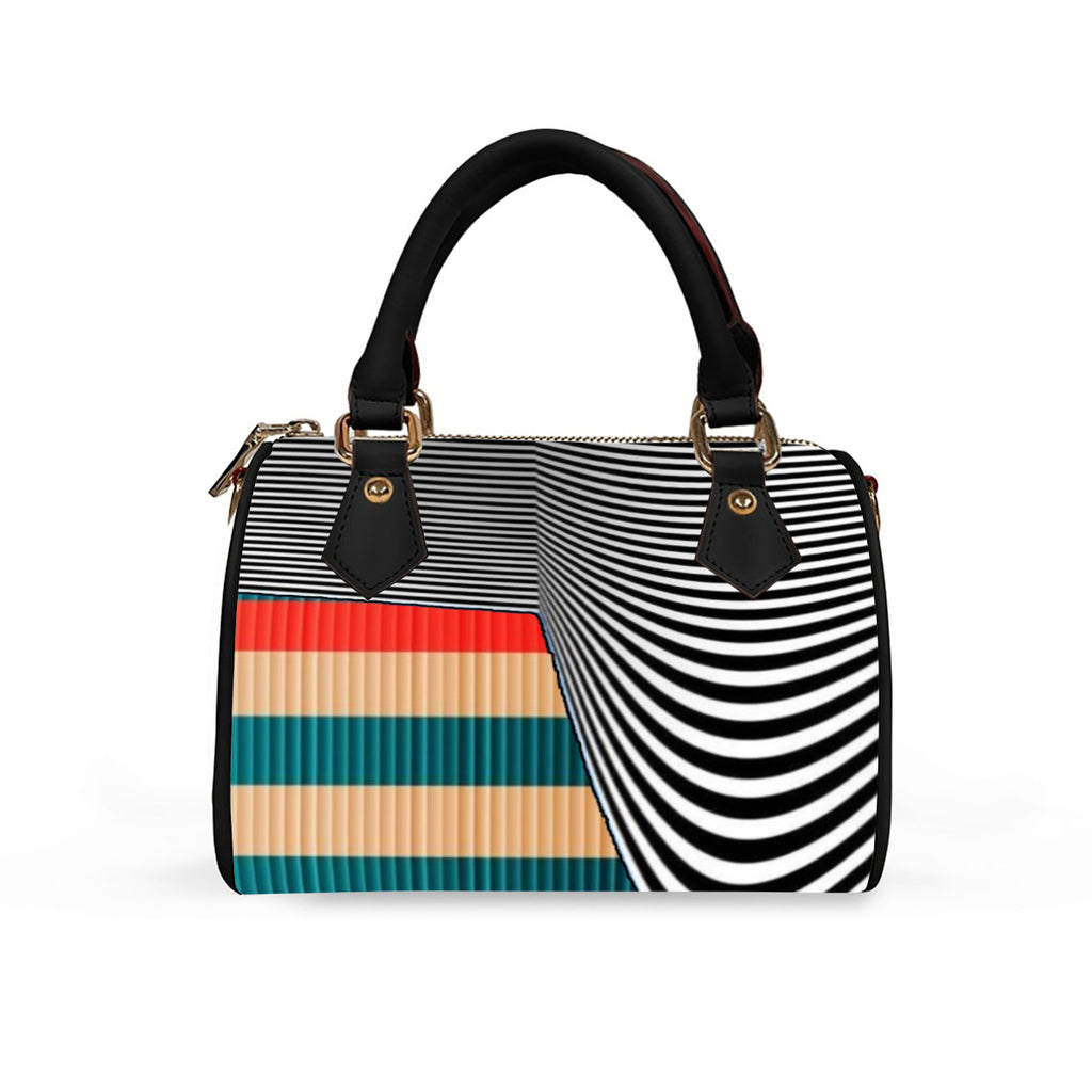 REPIX – Sac Polochon “Matrix Matrix Core” | Barrel-Shaped Convertible Leather Handbag