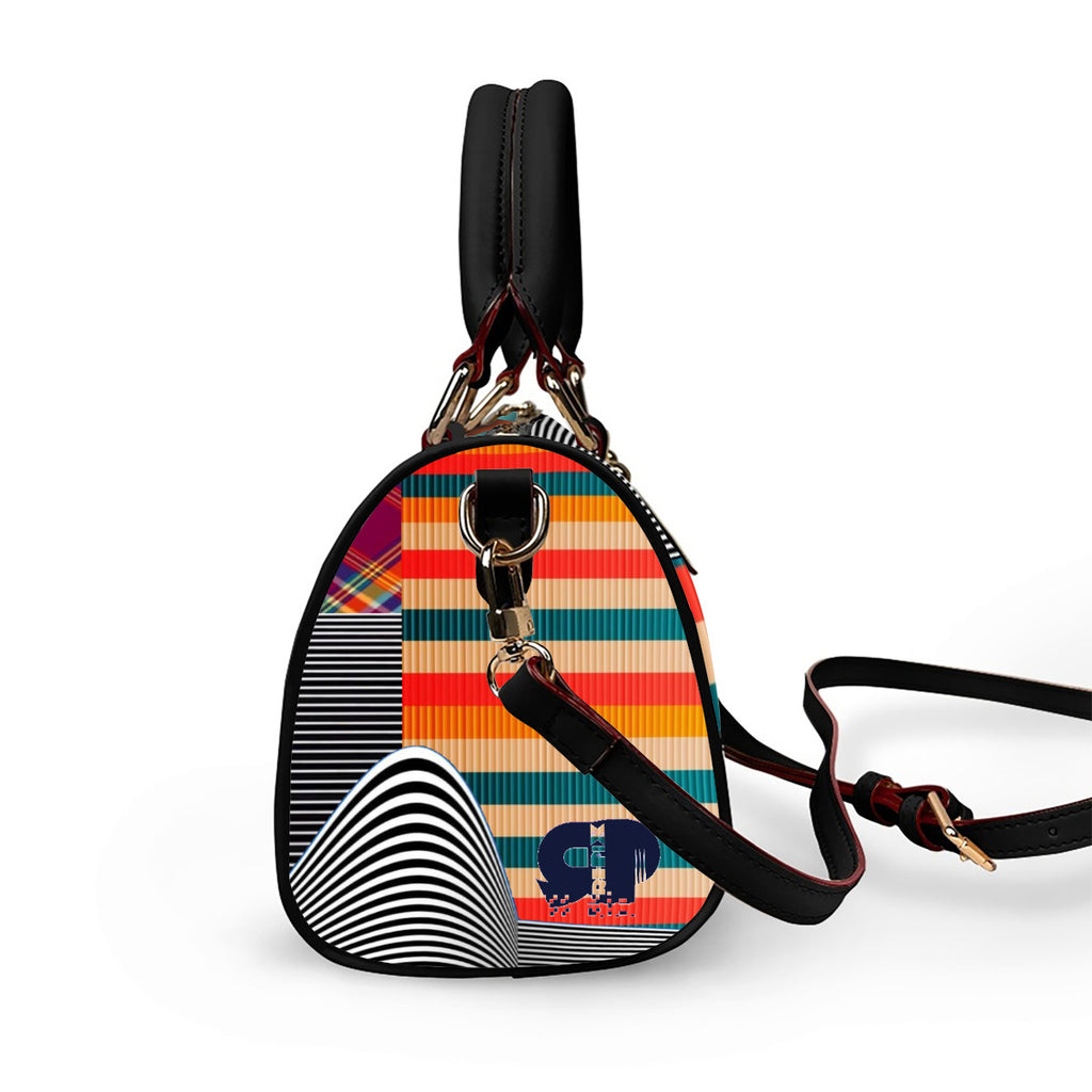 REPIX – Sac Polochon “Matrix Matrix Core” | Barrel-Shaped Convertible Leather Handbag