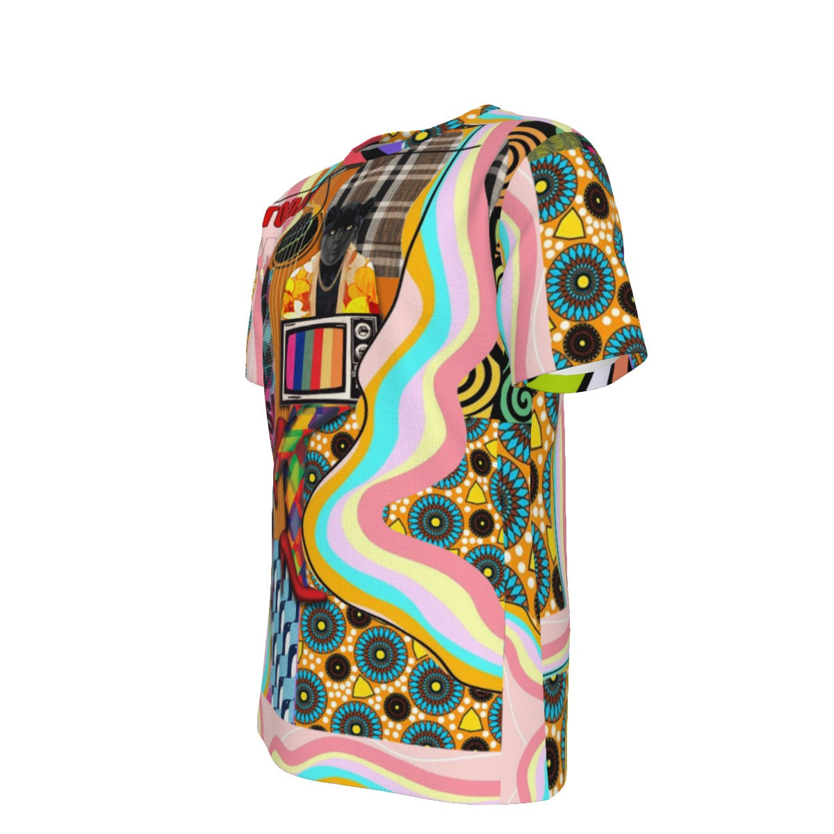 REPIX – T-Shirt Éco “Lattice Spectrum Base” | Recycled rPET Core Cyber Streetwear