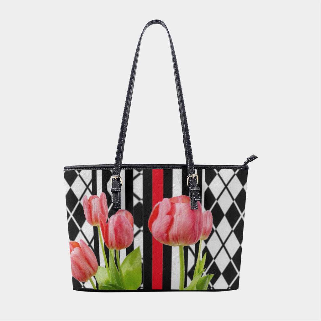 REPIX – Sac Cabas “Urban Transit Archive” | Large PU Leather Cyber Handbag