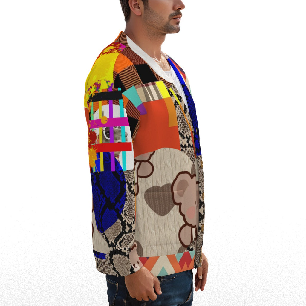 Cardigan Unisex “Trame Néonova”  REPIX