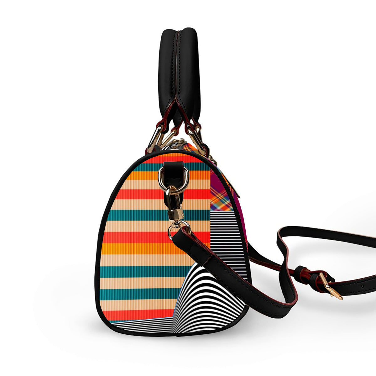 REPIX – Sac Polochon “Matrix Matrix Core” | Barrel-Shaped Convertible Leather Handbag