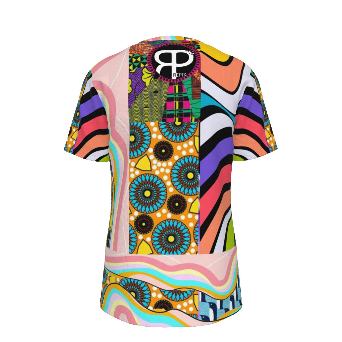 REPIX – T-Shirt Éco “Lattice Spectrum Base” | Recycled rPET Core Cyber Streetwear