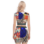 REPIX – Collarless Vest & Skirt Set “Neonova Memory Archive”