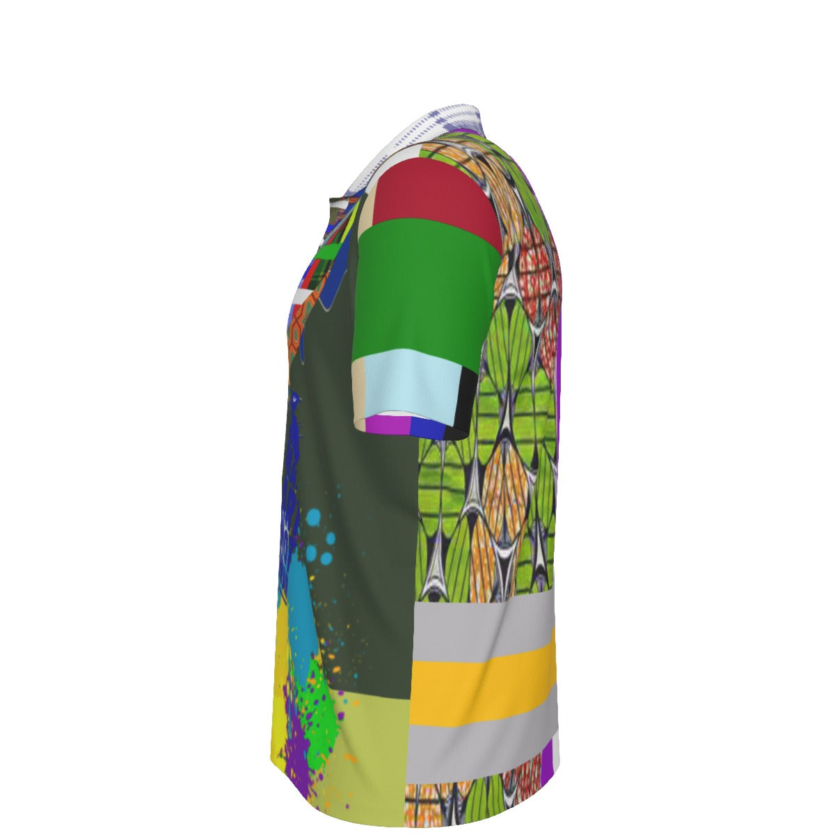 REPIX – Polo Éco “Glitch Matrix Array” | Recycled Microfiber Urban Streetwear