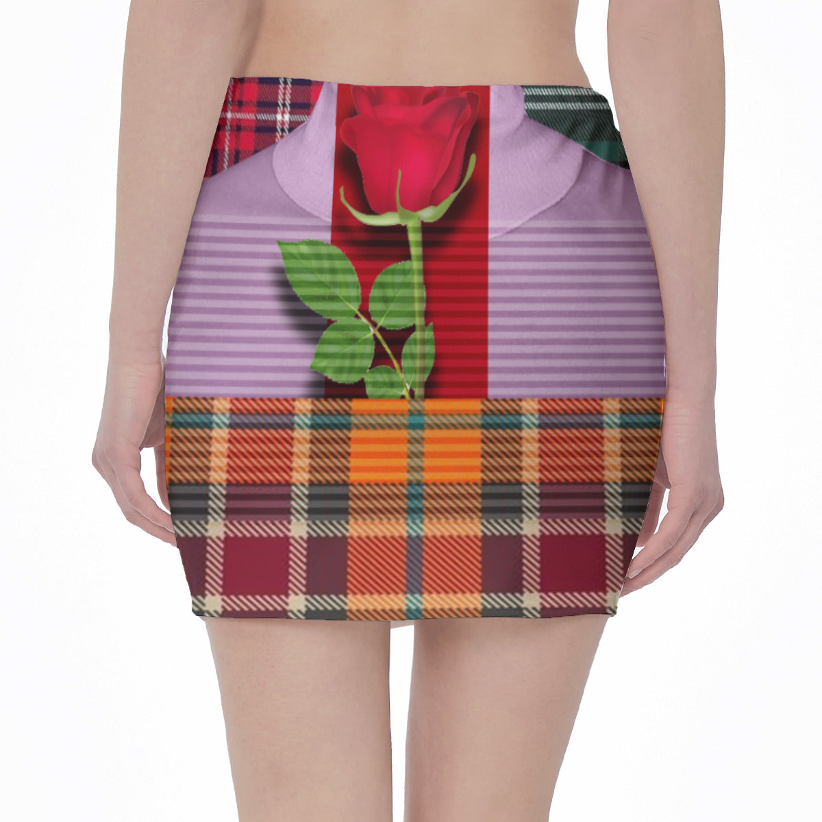 REPIX – Jupe Mini Moulante “Urban Flow Skin” | Taille Haute Cyber Streetwear