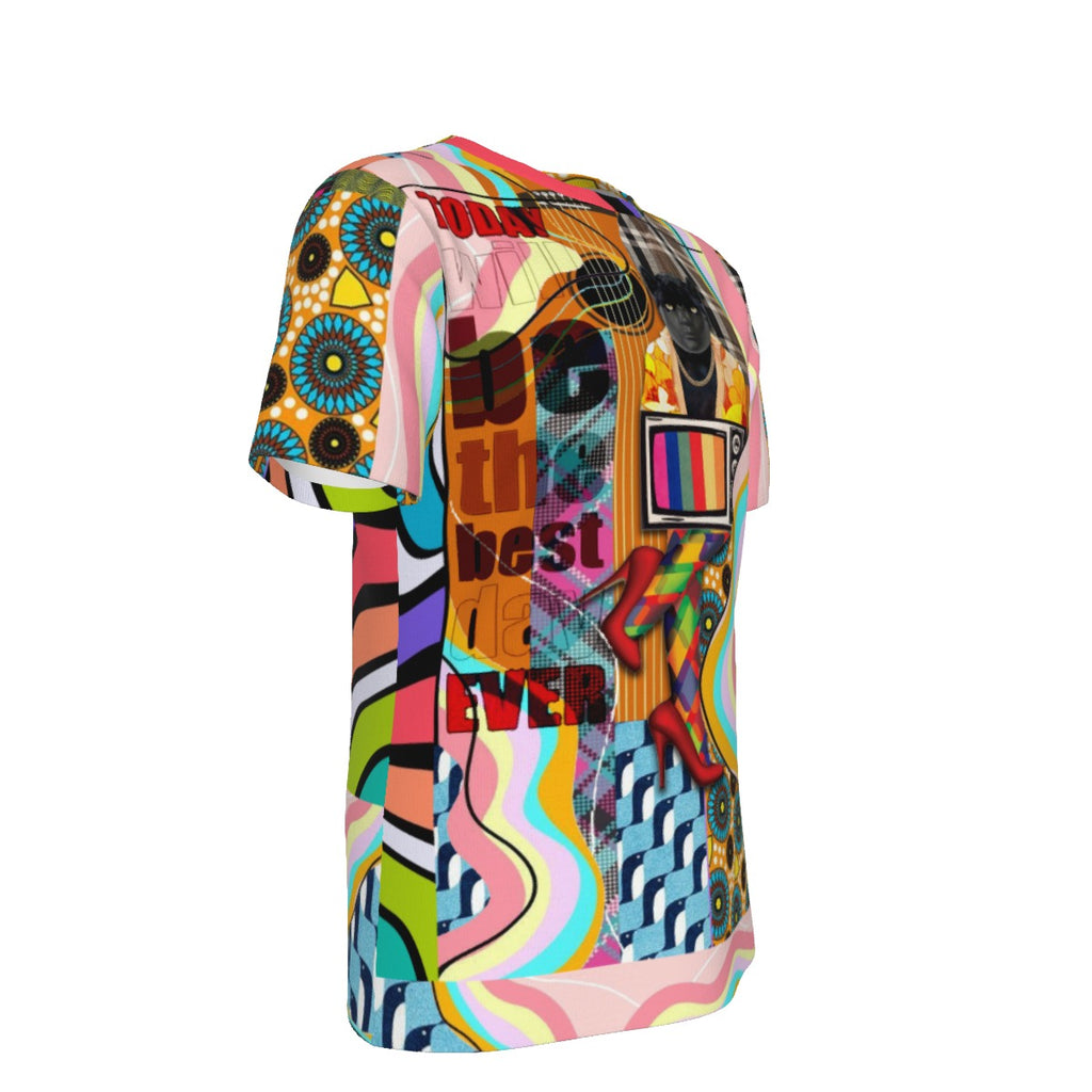 REPIX – T-Shirt Éco “Lattice Spectrum Base” | Recycled rPET Core Cyber Streetwear
