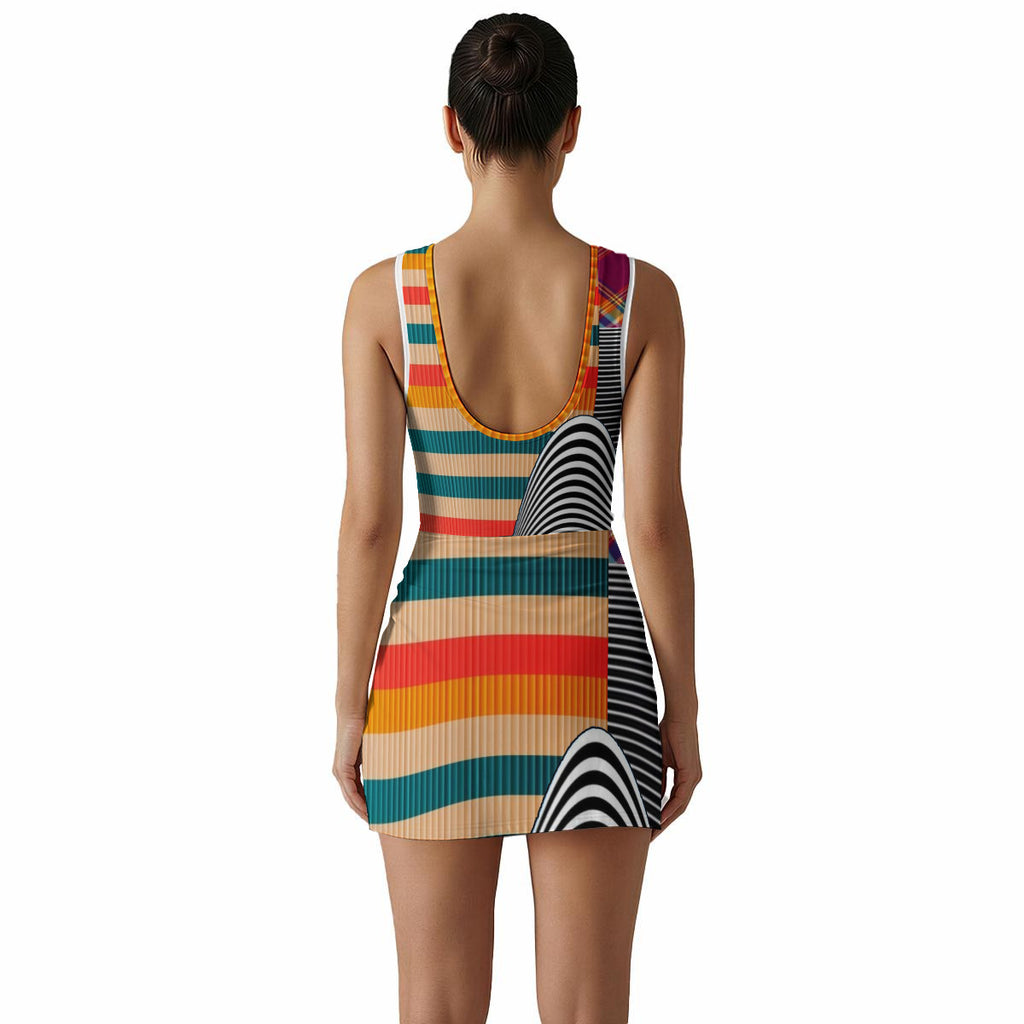REPIX – Mini Robe “Inner Flow Archive” | Short Intégré Cyber Streetwear