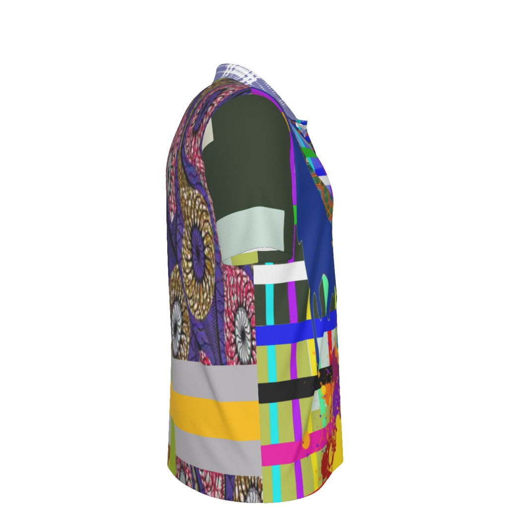 REPIX – Polo Éco “Glitch Matrix Array” | Recycled Microfiber Urban Streetwear