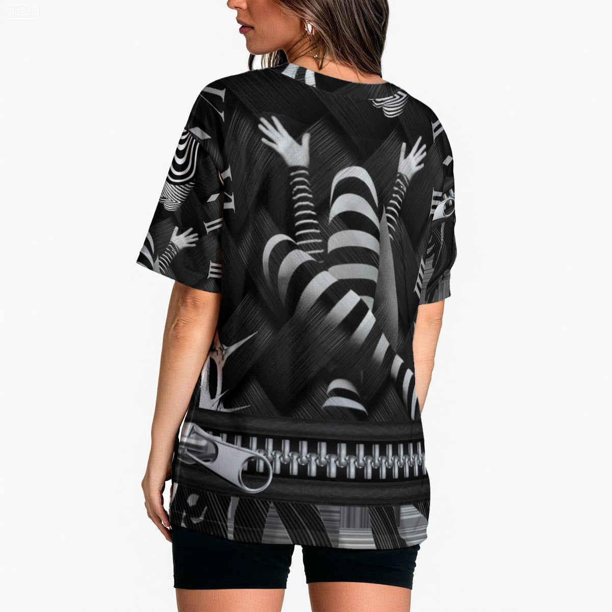 REPIX – Optical Illusion Loose Tee