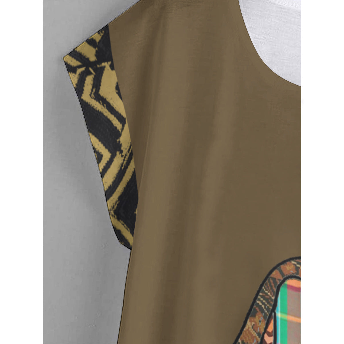 REPIX – T-Shirt Col Rond “Neonova Signal Flow” | Coupe Curved Hem Streetwear
