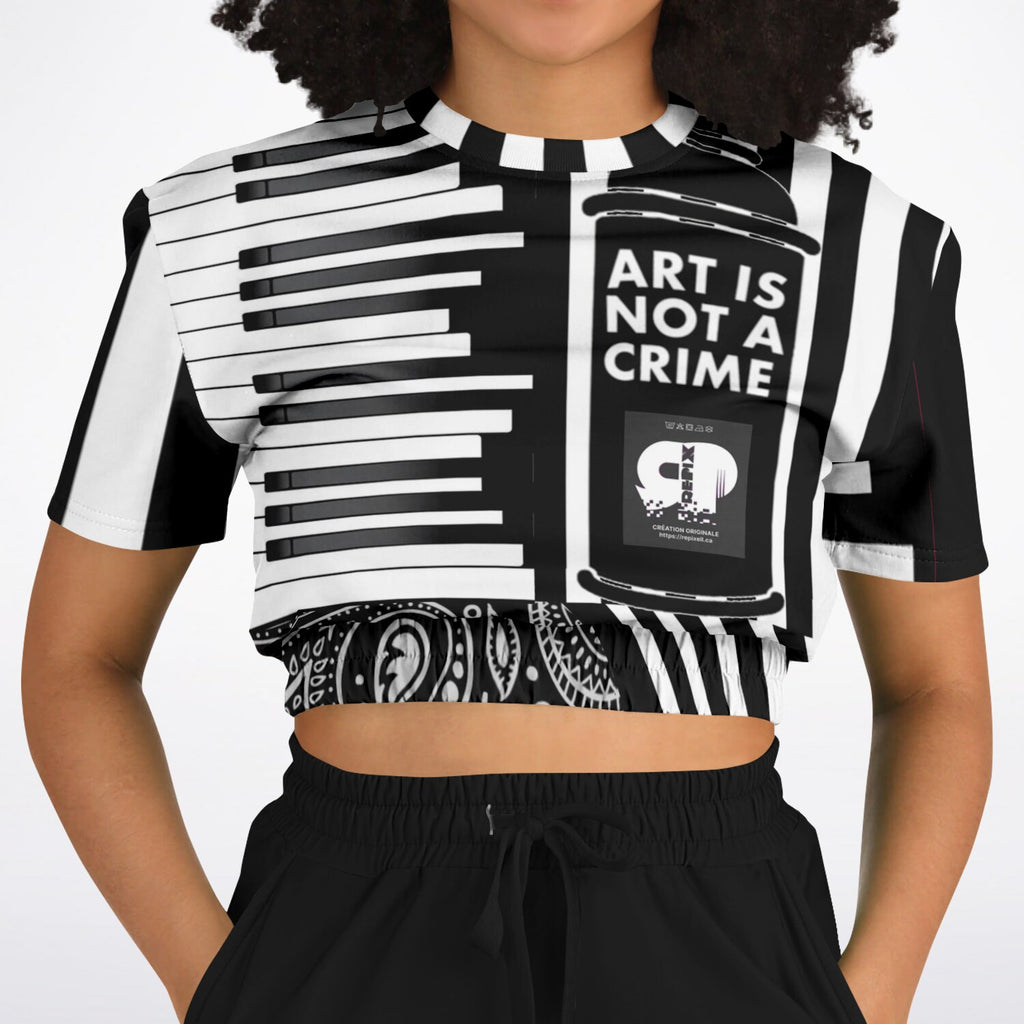 Sweat Court Manches Courtes "Matrix Crop" – REPIX