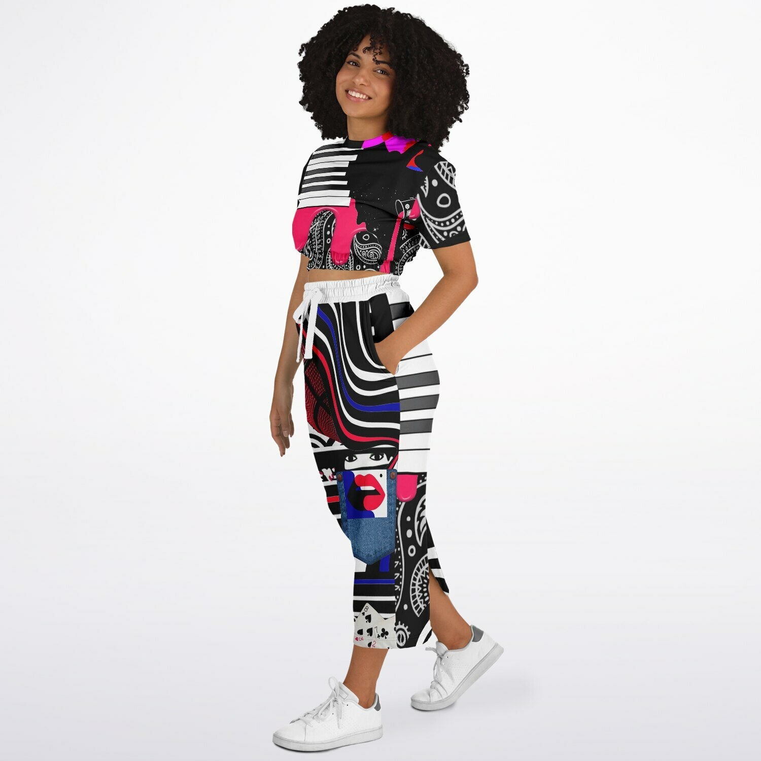 Ensemble Sweat Court & Jupe Longue « Memory Layer Set » – REPIX