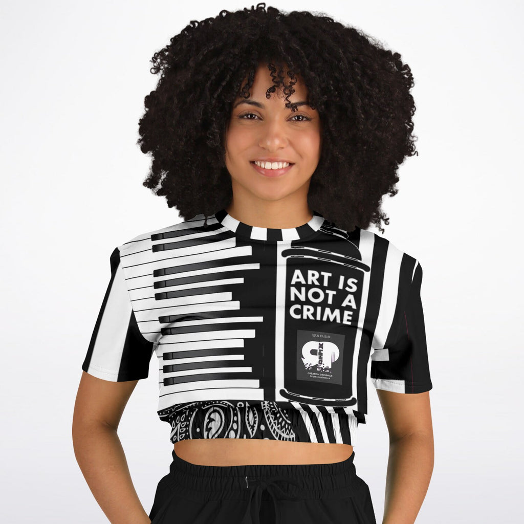 Sweat Court Manches Courtes "Matrix Crop" – REPIX