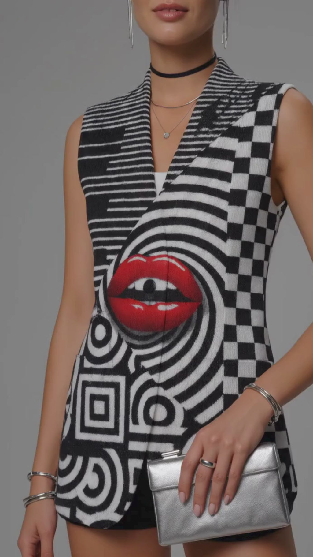 REPIX Sleeveless Tailored Blazer Vest