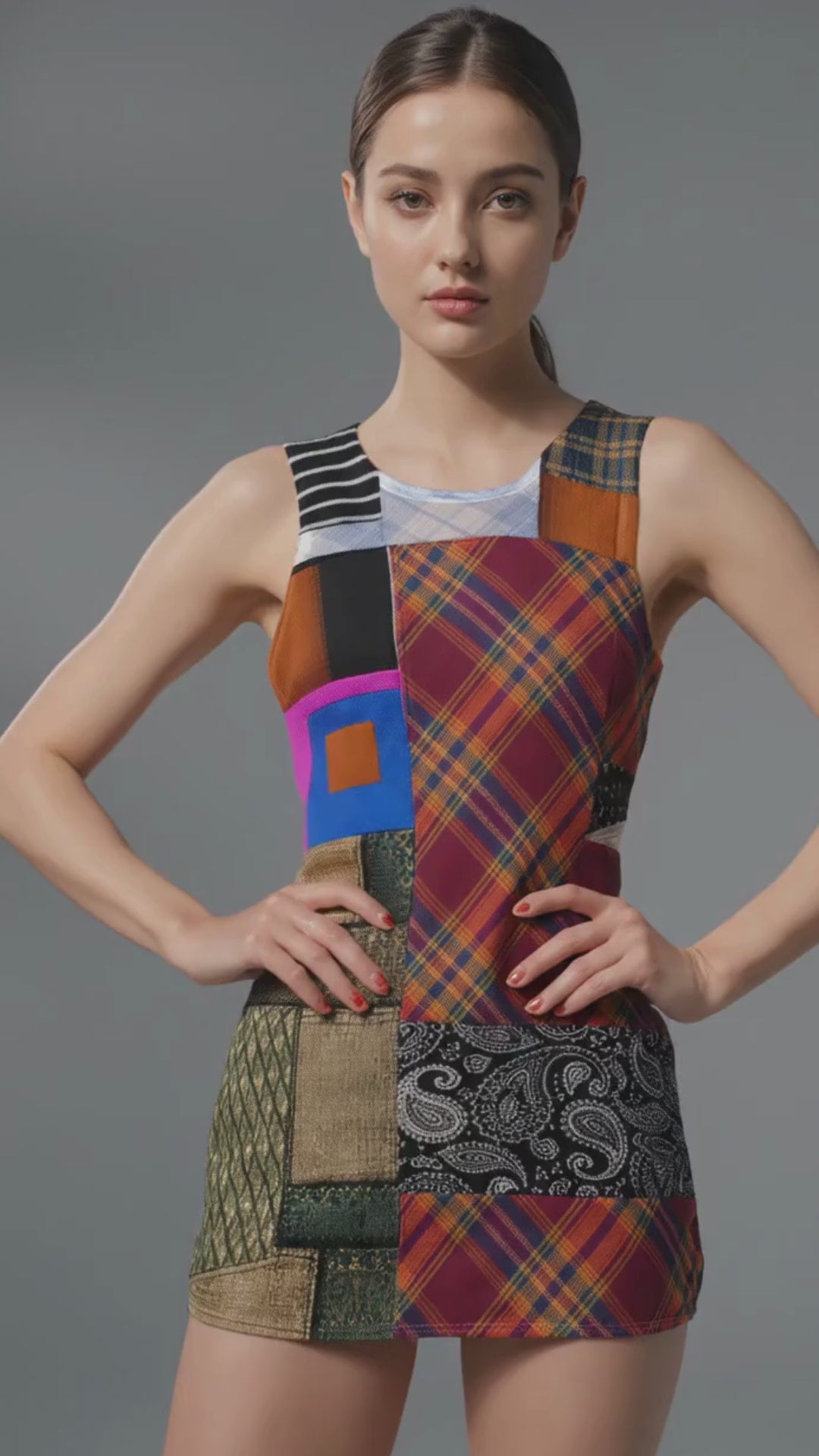 REPIX “Cyber Mesh Memory Dress”